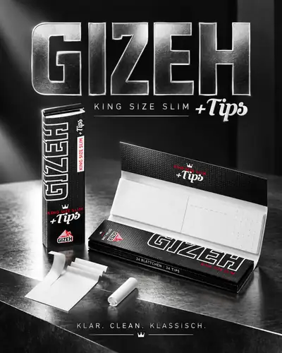 Gizeh King Size Slim + Tips
